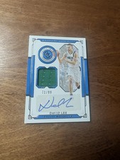 2020 Panini National Treasures David Lee Game Gear Autographs Jersey Auto /99