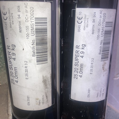 LINCOLN ELECTRIC 25.20 Super R Saldatura MMA Elettrodi Aste 4mm x 350mm 9.8kg - Foto 2 di 4