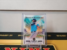 2025 Panini Boys of Summer Baseball Red /175 Carson Williams #35