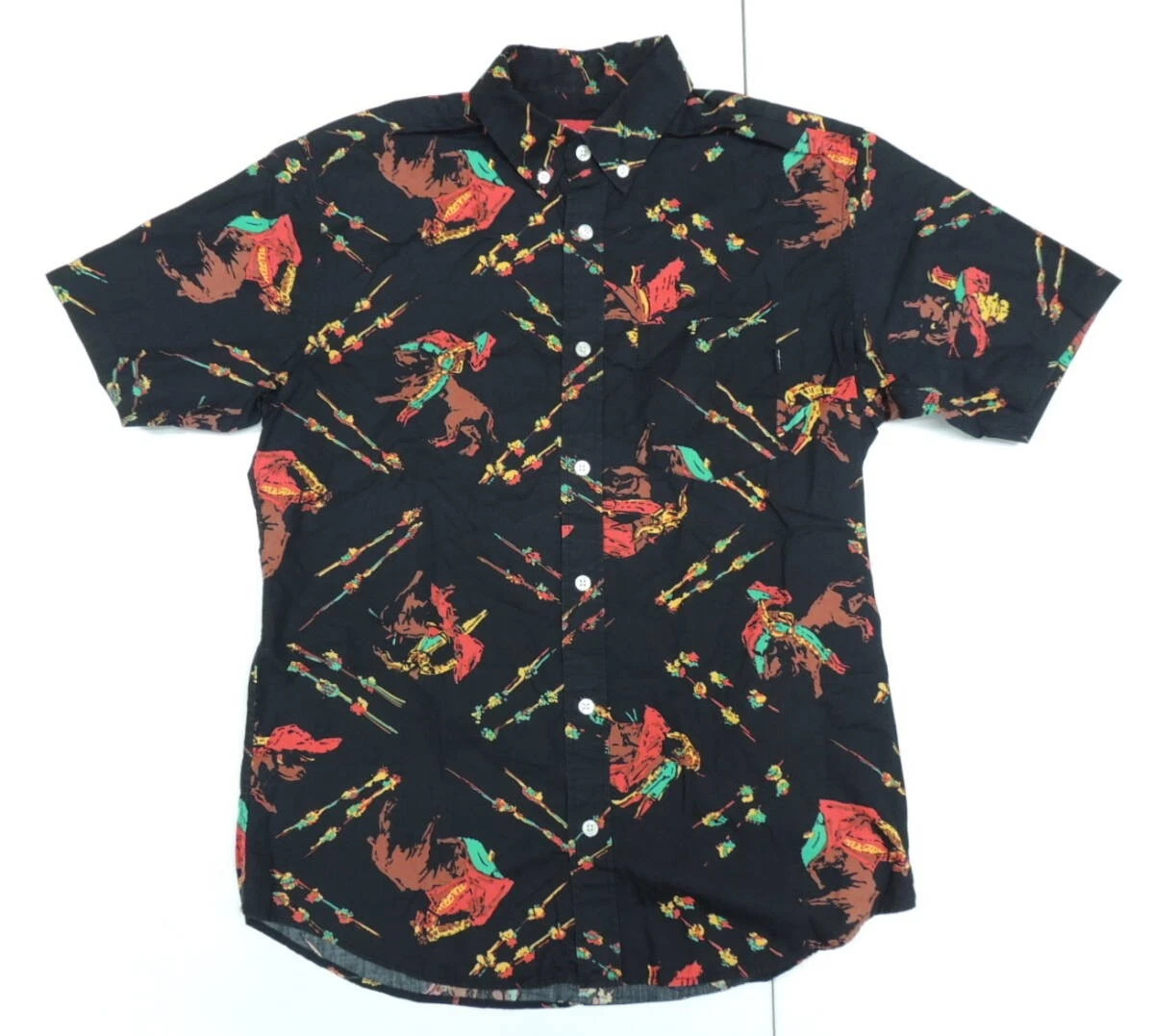 Chemise Beauty 13SS Supreme Matador noire motif torero manches courtes shi