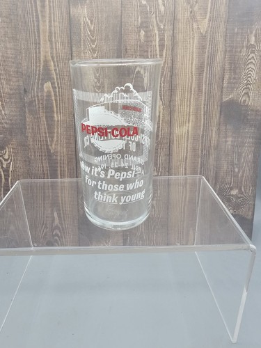 1964 PEPSI Cola Bottling Co. of Tupelo MS Grand Opening Commemorative Glass - Picture 2 of 10