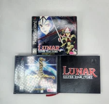 LunarSilver Star Story BIG BOX PlayStation 1 PS1 2002 No MAP
