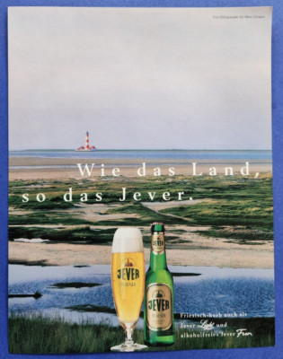 23. Jever Pilsener Pils Bier Werbeanzeige Werbung Reklame 1993