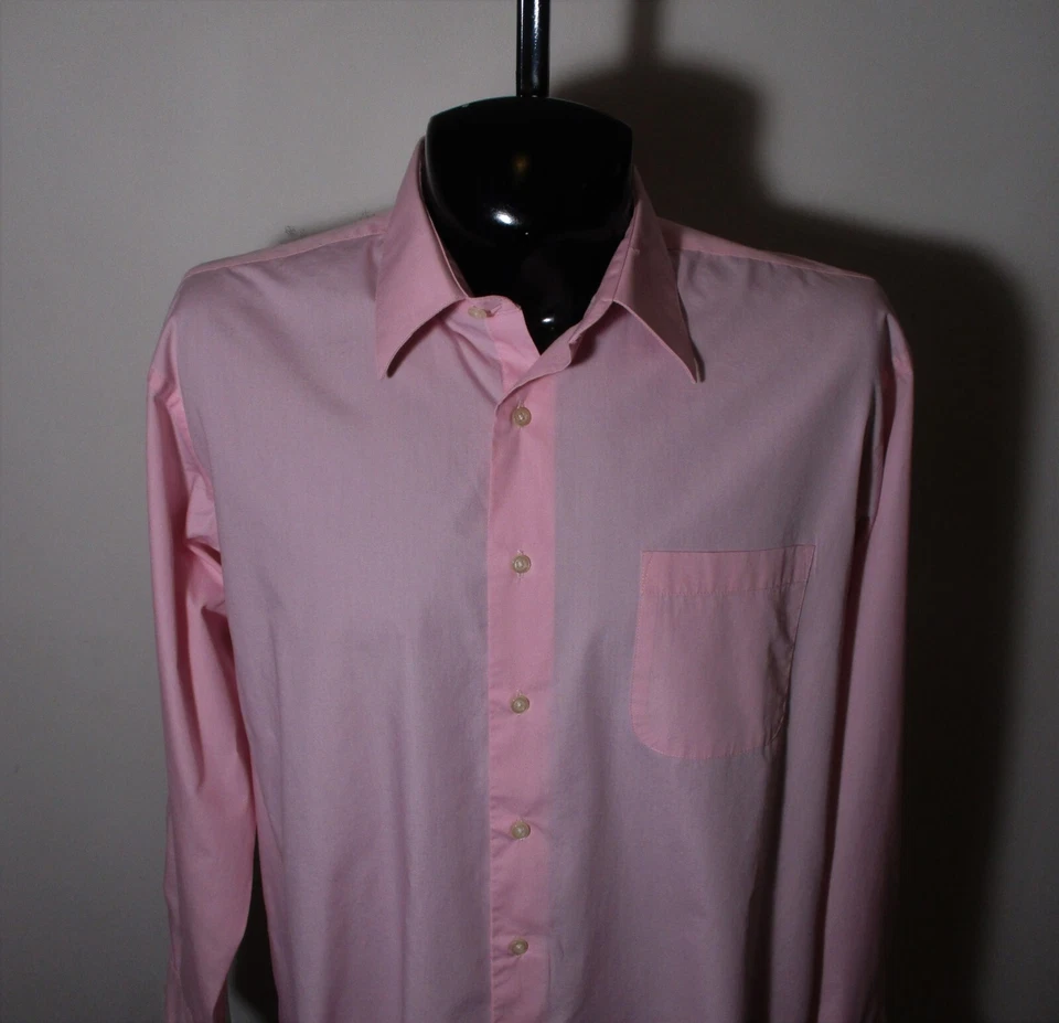 Alexander Julian COLOURS Pink Lg Sleeve Dress Shirt Men's Size XL, 17/17.5.34-35 - Image 2 of 4