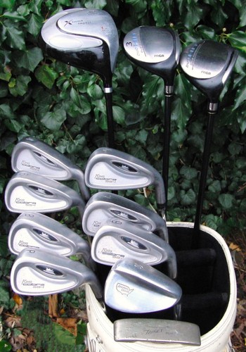 Ensemble de King Cobra SS-i 4-SW + pilote Slazenger + PRGR 3 bois + 4 bois + putter cible - Photo 1/9