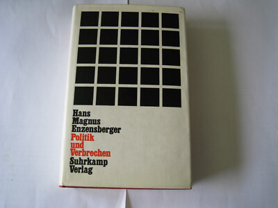 Hans Magnus Enzensberger Kunst u Verbrechen 1964 EA