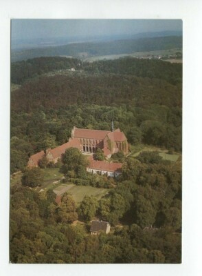Ancient Ak Aero- Photo GDR Luftbildserie Interflug, Monastery Chorin 1987 09