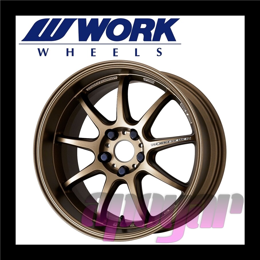 WORK EMOTION D9R WHEEL (1pcs) 17 inch 7.0J 47 5H 100 Ashed
