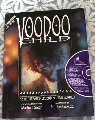 Voodoo Child The Illustrated Legend of Jimi Hendrix 1995 1st Print CD NEVER USED