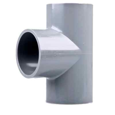 PVC T-Stück 90° 63 mm mit Klebemuffe ECO Koi Teich Filter