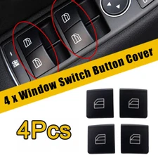 4pcs Driver Window Switch Button Cap for Mercedes-Benz W204 C-Class W212 X156 US