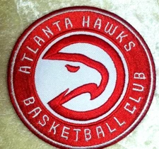 Atlanta Hawks 3.5" Iron On Embroidered Patch~Free Tracking!