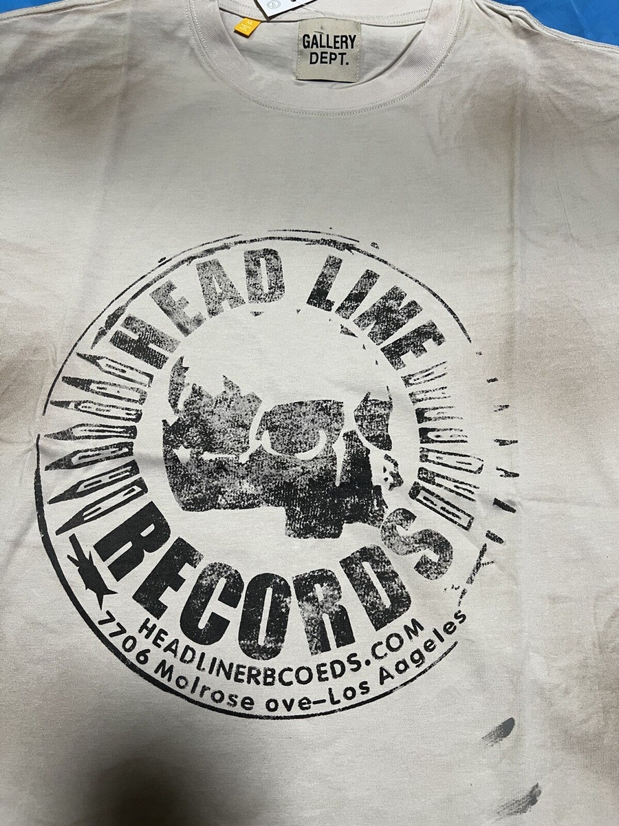GALLERY DEPT.☆関税込☆ヘッドラインレコード 半袖Tシャツ GALLERY DEPT. HEADLINE RECORDS TEE | BLACK