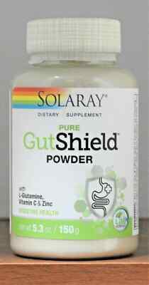 Solaray Pure GutShield Powder Digestive Gut Health Support 150g 30 Servings