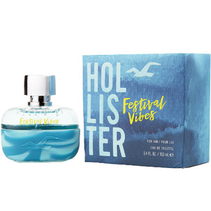 Hollister Festival Vibes 3.4 oz EDT Cologne for Men Brand New In Box - Click1Get2 Black Friday