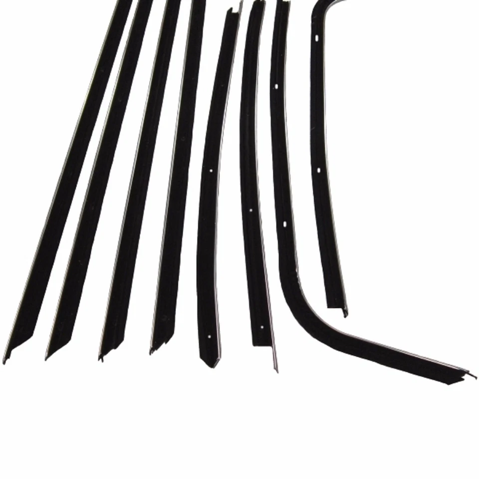 1970-1972 Chevrolet Chevelle 2 door hardtop window sweep seals belt line molding - Image 2 of 4