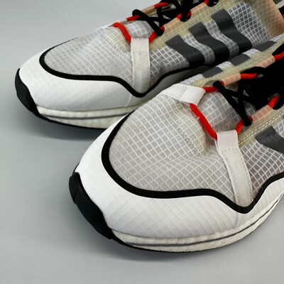 pure　➁ Adidas ZX 2K Boost Pure Sneakers White Grey Orange Shoes