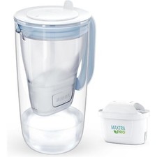 Caraffa filtrante Brita 1046673 in vetro capacita 2,5 Litri con filtro Maxtra P
