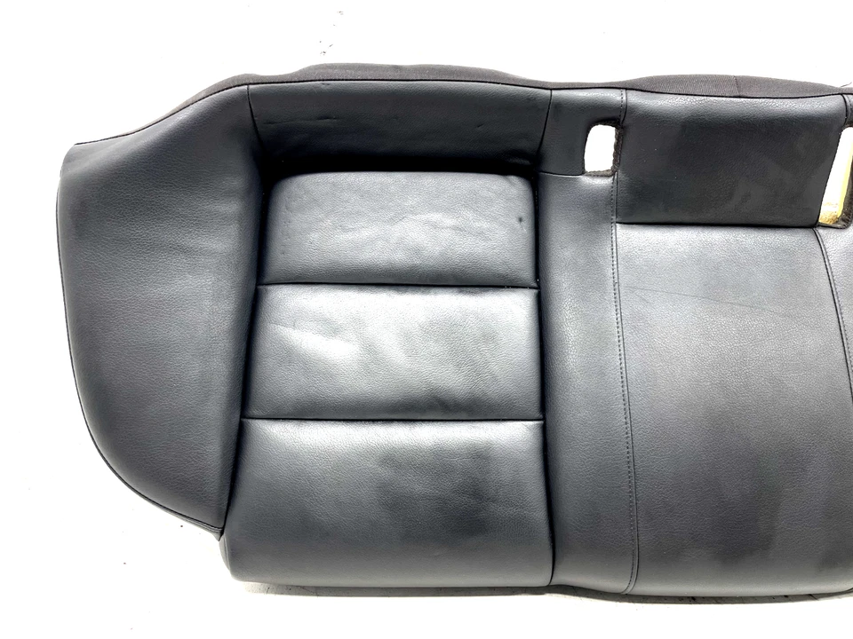 2006-2011 AUDI A6 C6 ALMOFADA DE ASSENTO DE COURO PRETO INFERIOR TRASEIRA AQUECIDA FABRICANTE DE EQUIPAMENTO ORIGINAL - Imagem 3 de 4