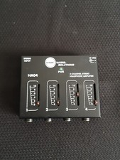 Live Wire Solutions HA04 4-Channel Headphone Amplifier NO POWER ADAPTER