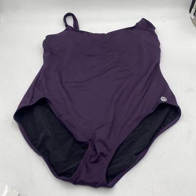 TYR Women's Standard Durafast Elite Scoop Controlfit Swimsuit Deep Plum Size 24