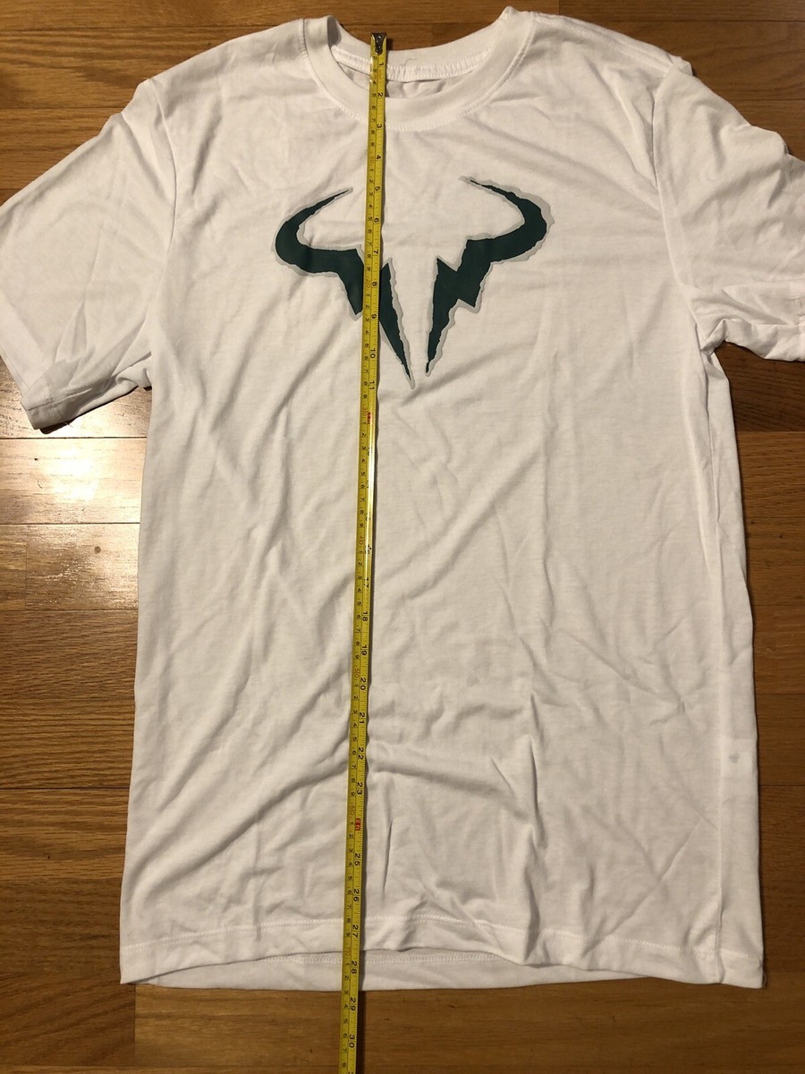 New S Nike Court Dri-Fit Rafa Nadal Men Tennis White New S Nike Court Dri-Fit Rafa Nadal Men Tennis White