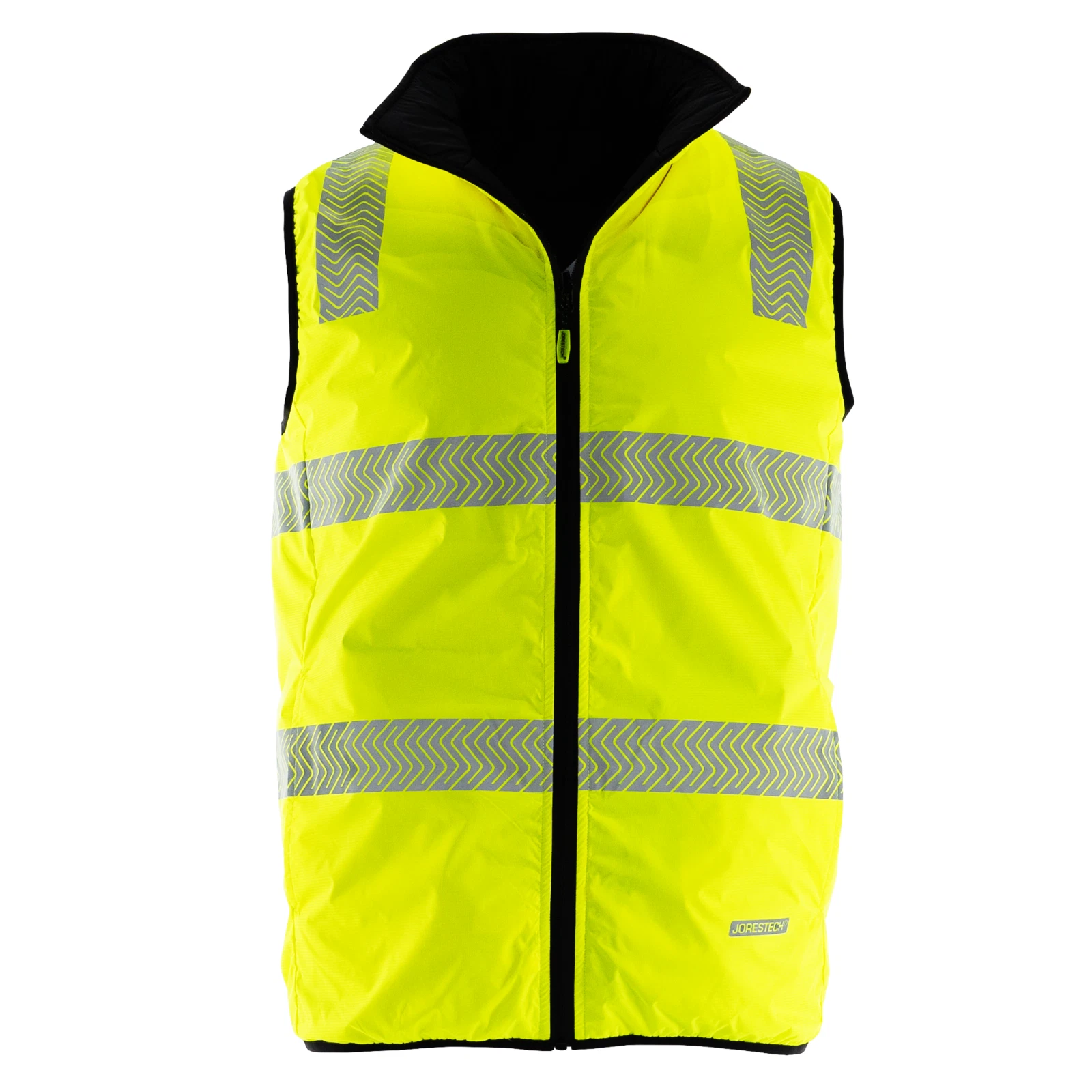 Hi Vis Visibility Reversible insulated Bodywarmer Safety JORESTECH Vest image 1
