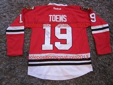 Jonathan Toews Signed Chicago Blackhawks Jersey NHL World Cup Hockey W/PROOF