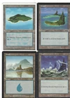 MAGIC CARDS - Various 4 COUNTRIES - Islands Various Editions Excellent (EX)