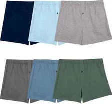 Fruit of the Loom Men's Knit Boxers - Colors May Vary 2 or 6 Boxers