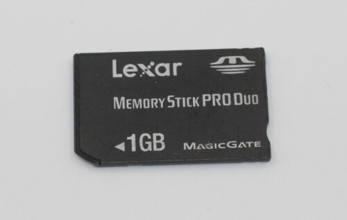 LEXAR 1GB MEMORY STICK PRO DUO MAGIC GATE CARD FOR SONY - Zdjęcie 1 z 1