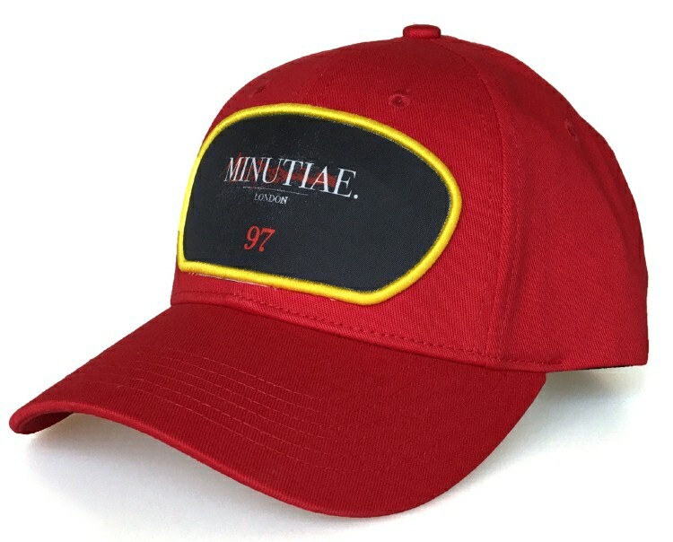 Baseball cap MINUTIAE London. Red cotton-image