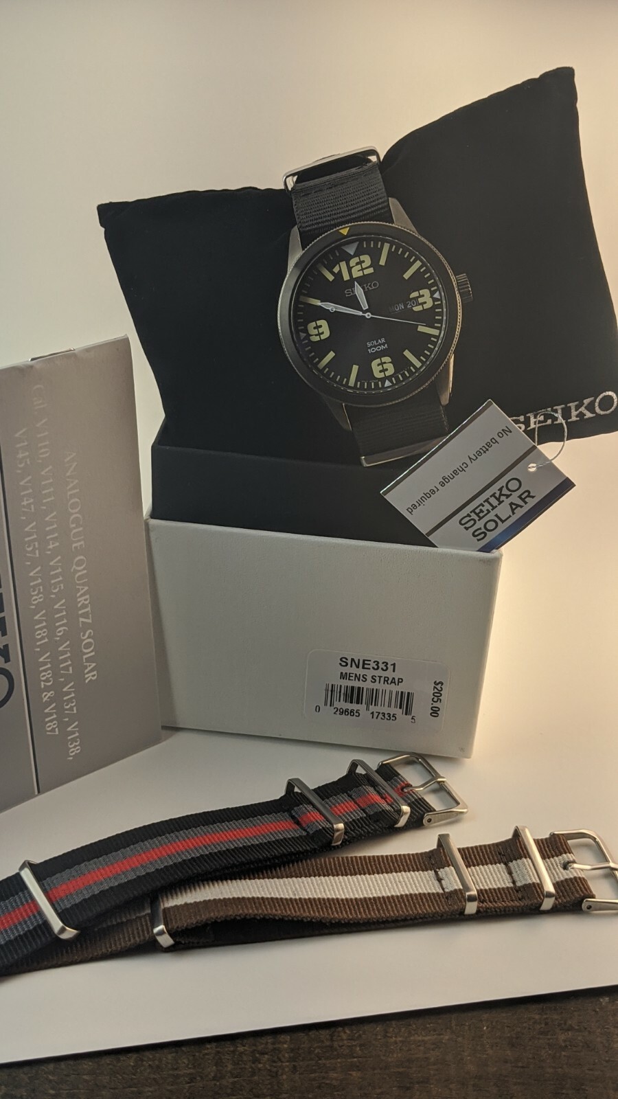 seiko sne331 core solar watch