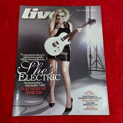 KATHERINE JENKINS - Live RARE UK Mail On Sunday Magazine (SEP 2009)