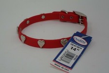 12A ZETA 1/2" BY 14" RED W / HEART CONCHOS MADE IN USA