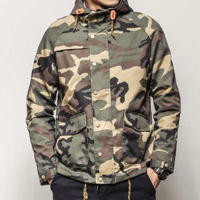 plus size camo parka