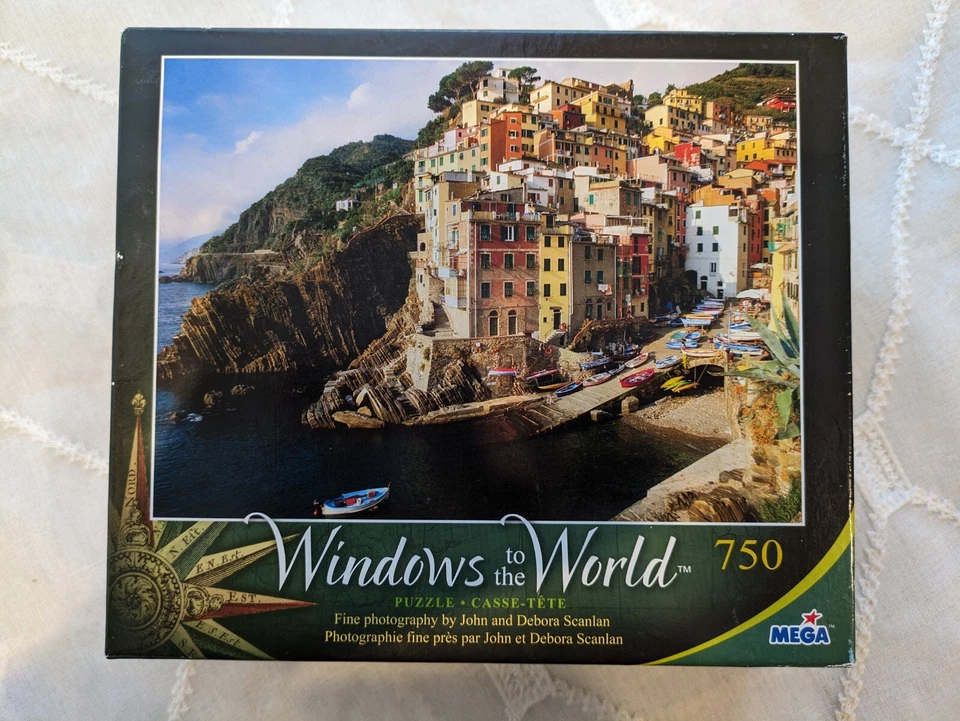 Mega 750 pc Puzzle, Windows to the World, Riomaggiore, Italy, 2008, Un-Opened - Image 2 of 4