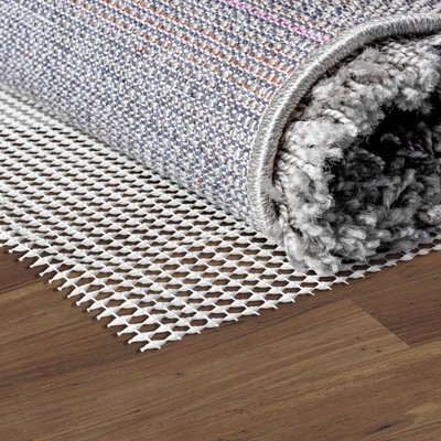 Anti-Slip All Surface Slim Indoor Use Rug Pad (8' x 10' Oval)