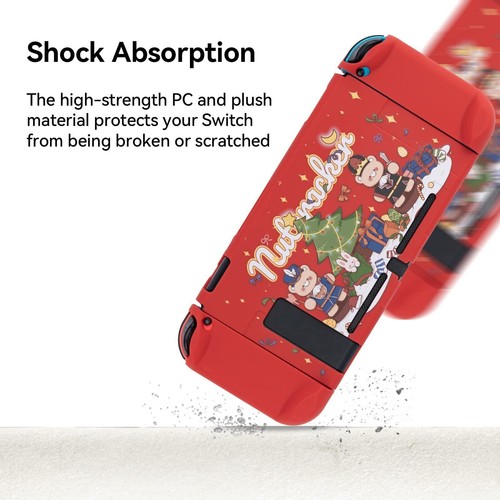 Protective Case for Nintendo Switch Console & Joycon Hard Cover Christmas Doll - Picture 5 of 12