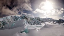Landscape nature winter snow ice Custom Gaming Mat Desk