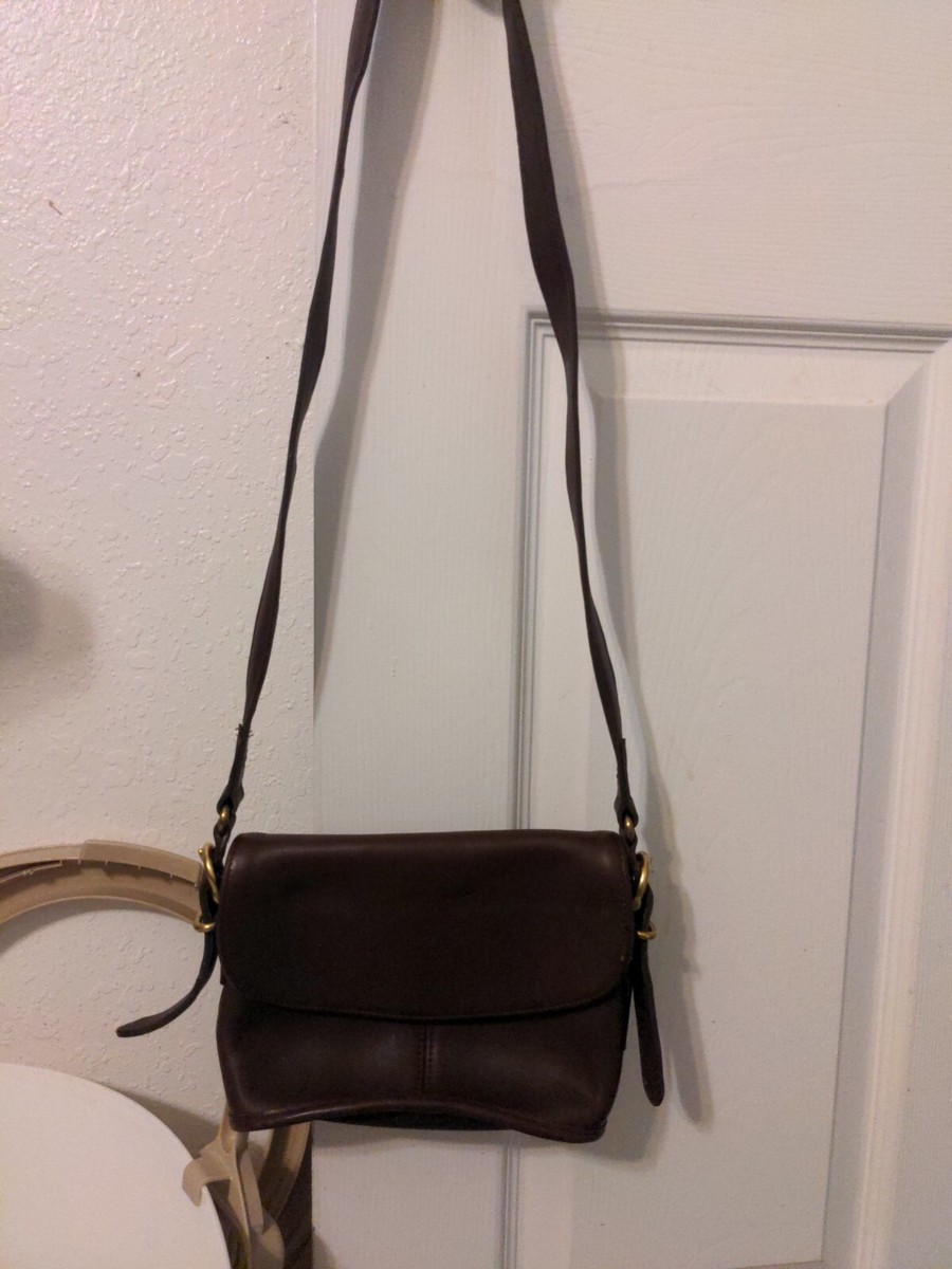 バッグ OLD COACH LEATHER FLAP ONE SHOULDER BAG Coach vintage leather one-shoulder - Gem