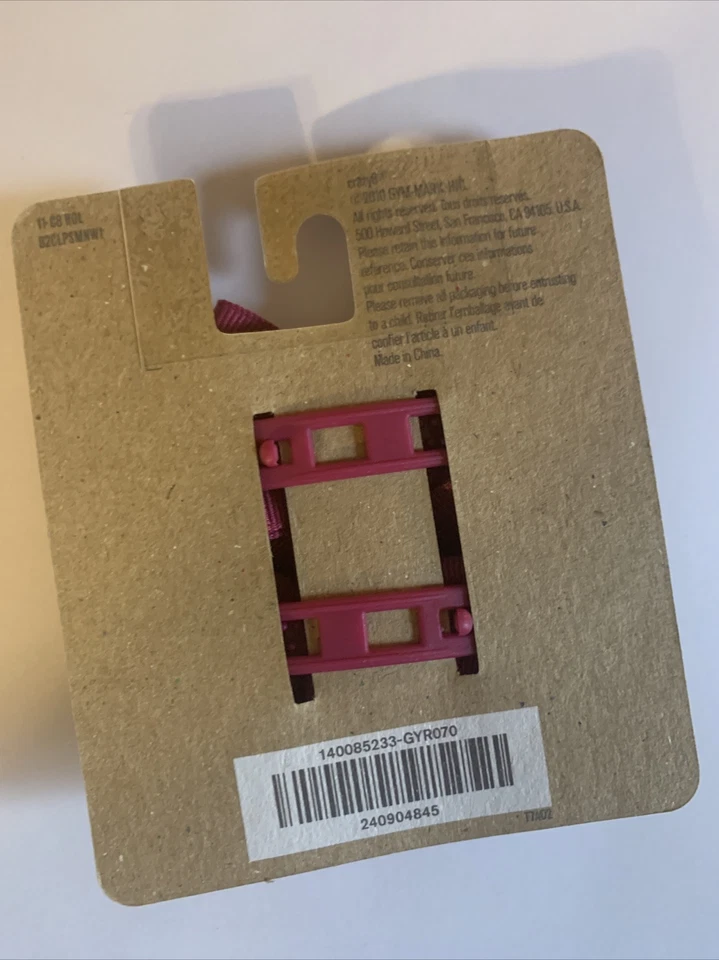 Nuevo con etiquetas Crazy 8 Hot Pink Bow Barrette Set 2011 Holiday Line Niñas Accesorios para el cabello Foto 3 de 3