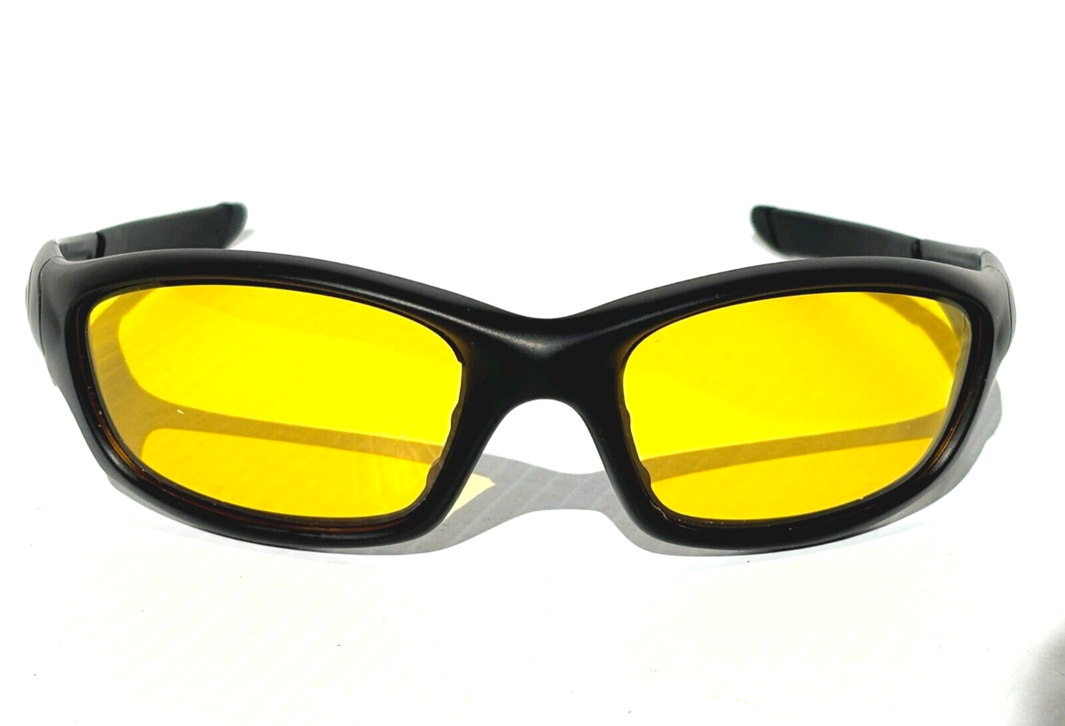 NEW Oakley SI STRAIGHT JACKET Matte Black GALAXY Amber Yellow Lens