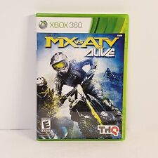 MX vs. ATV Alive (Microsoft Xbox 360, 2011) Complete CIB