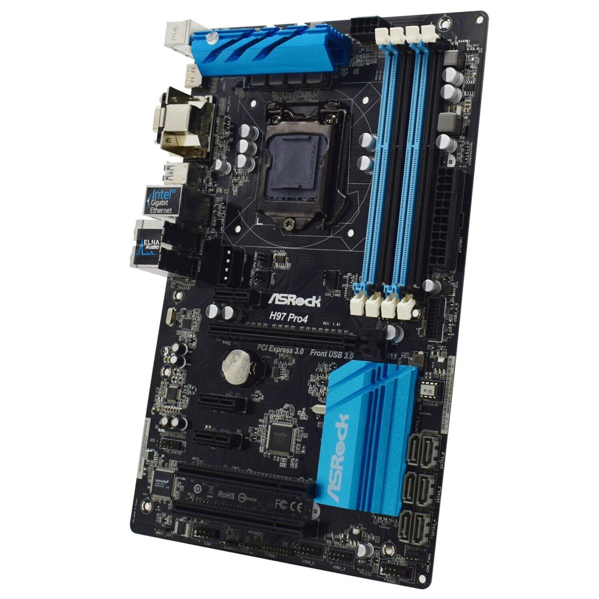 ASROCK H97 PRO4 Motherboard ATX Intel H97 LGA1150 DDR3 32GB SATA3