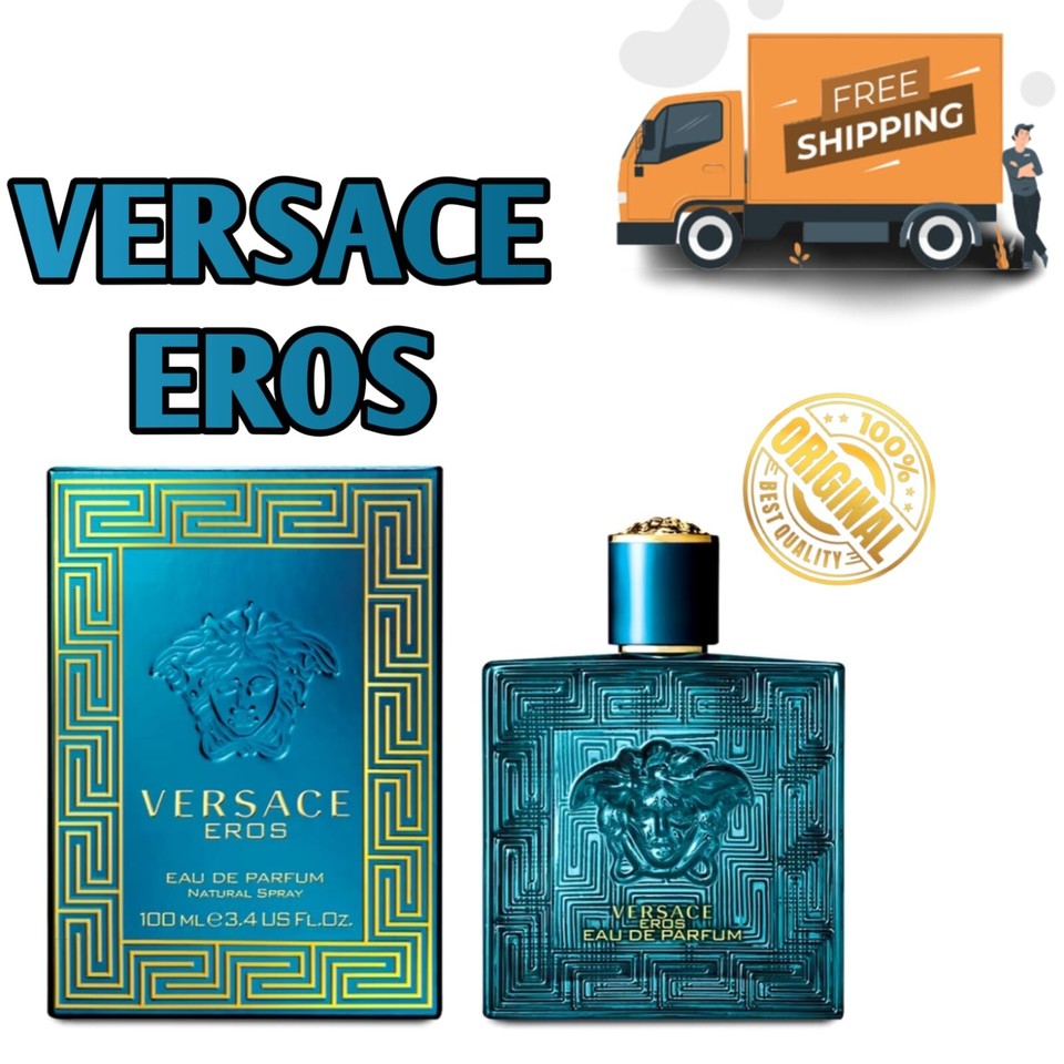 Versace Eros Eau de Parfum Spray 3.4 oz EDP Cologne for Men New In Box