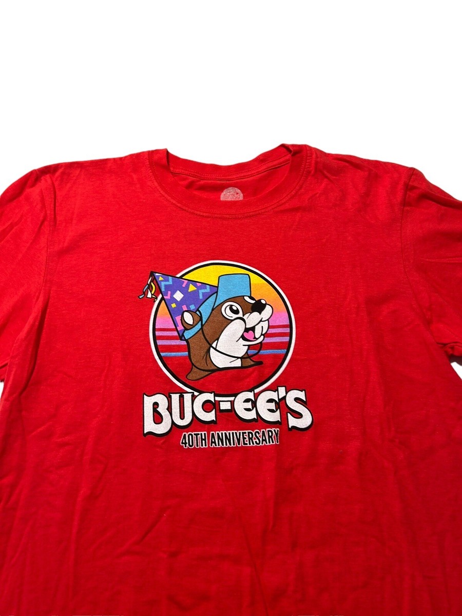 Buc-ee's Beaver Bucees Gas Station T-Shirt Adult MD 40th
