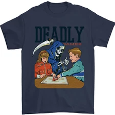 Deadly Games Ouija Board For Kids Grim Reaper Mens T-Shirt 100% Cotton