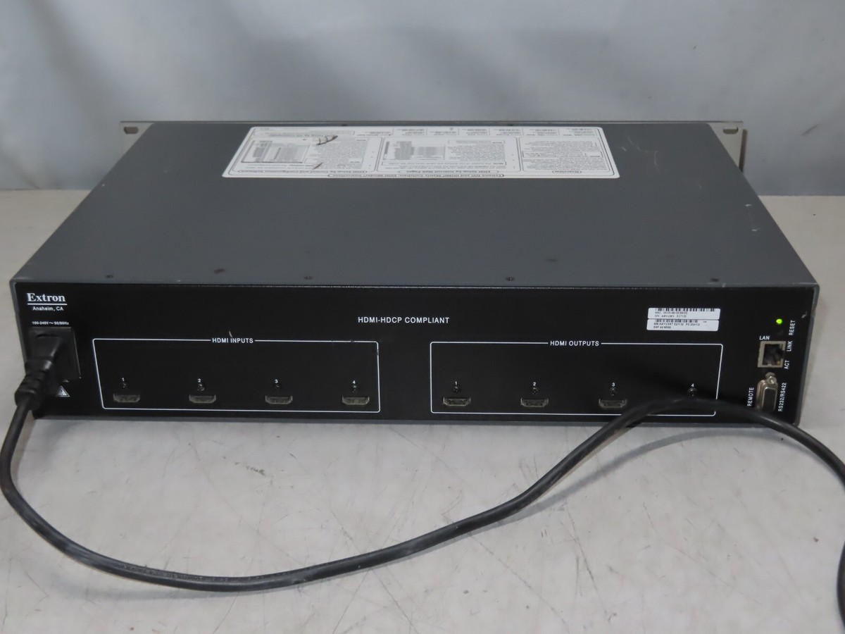 Extron DXP 84 HD 4K PLUS 8x4 4K/60 HDMI with 2 Audio