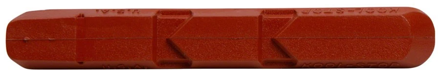 Almohadillas de freno en V Kool-Stop Salmon con compuesto de ranura de agua amigable con el borde para estilo Foto 2 de 3